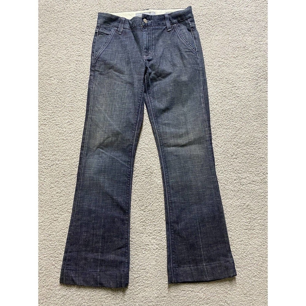 Salt Works Jeans Womens 27 Blue Flare Bond Medium Rise St Trouser Pants